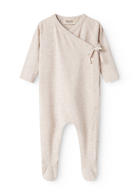 Marmar Basic Footie+Hat 100-106 - Light Beige Mel