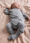 Marmar Basic Footie+Hat 100-106 - Light Grey Mel lifestyle