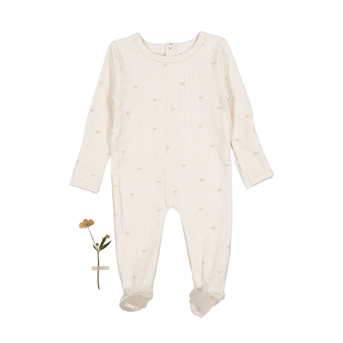 Lovely Littles Pink Bow Footie
