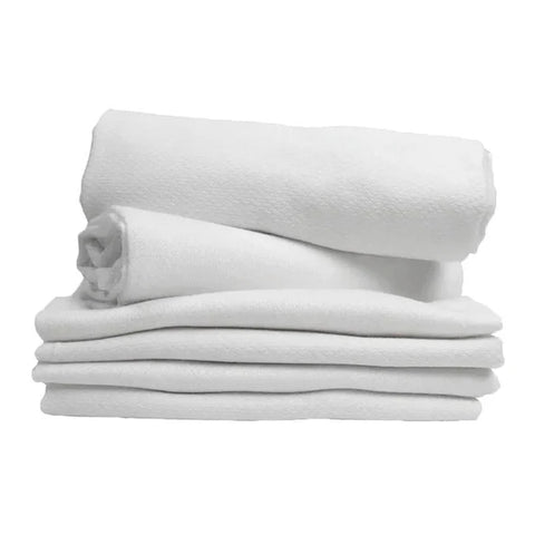 Red Star Birdseye White Cloth Diapers 6pk