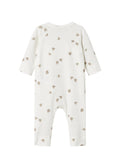 Marmar Printed Footie + Hat 254-109-19 - Peace Birds detail
