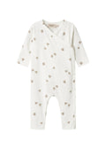 Marmar Printed Footie + Hat 254-109-19 - Peace Birds footie