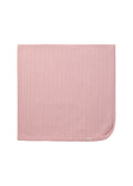 Marmar Pointelle Detail Blanket - Soft Berry