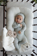 Lilette Gingham Bebe Layette Set - Pale Blue
