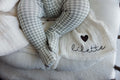 Lilette Gingham Bebe Layette Set - Pale Blue