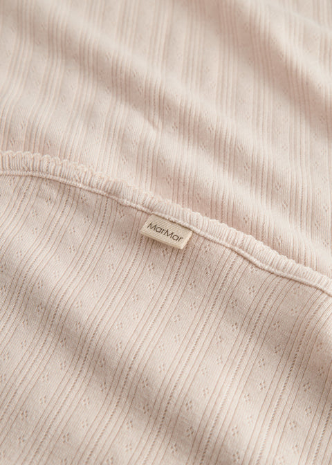 Marmar Linear Stripe Detail Blanket - Cotton Candy detail 2