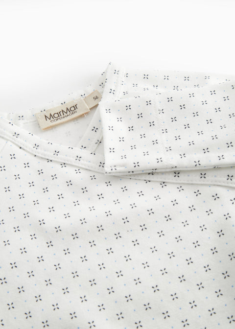 Marmar Printed Footie + Hat 262-109-06,08 - Droplet