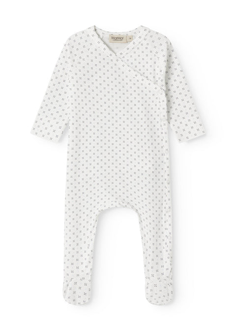 Marmar Printed Footie + Hat 262-109-06,08 - Droplet