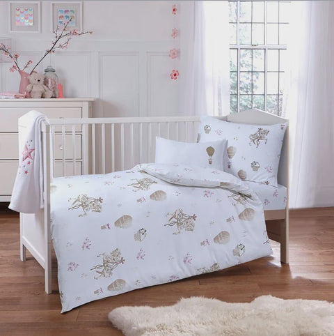 Petite Belle 5pc Crib Set - Carousel Dreams Mauve