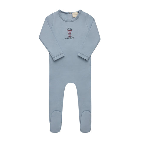 Aurora Lighthouse Footie 0062-F - Blue