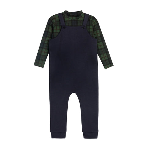 Ely's & Co French Terry Scottish Bodysuit & Overalls/Avail Sizes 9M-24M/AW26-0066-BO