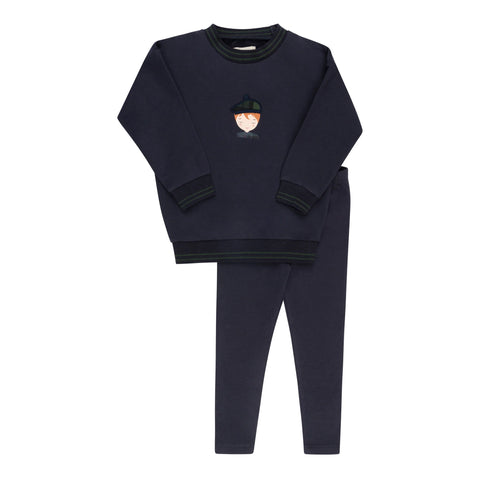 Ely's & Co French Terry Scottish 2 PC Set/Avail Sizes 12M-24M/AW26-0066-LS