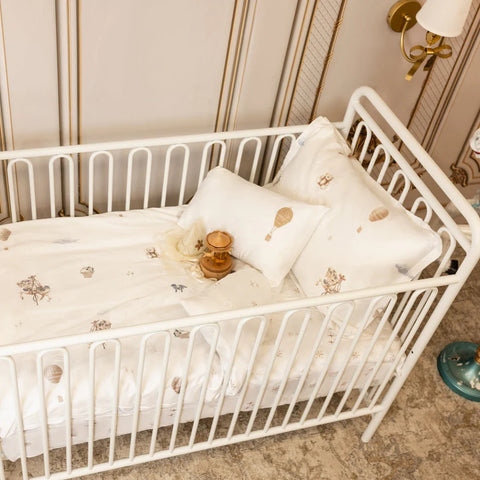 Petite Belle 5pc Crib Set - Carousel Dreams Sky