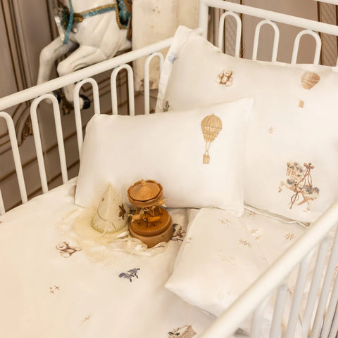 Petite Belle 5pc Crib Set - Carousel Dreams Sky