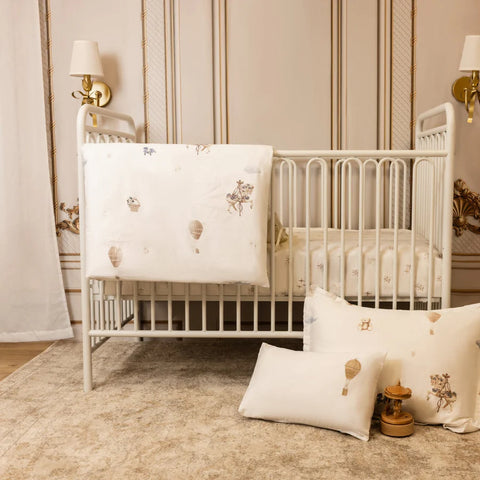 Petite Belle 5pc Crib Set - Carousel Dreams Sky
