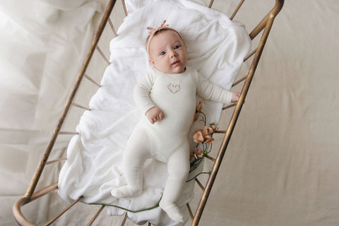Metallic Wreath Ivory Girl lifestyle