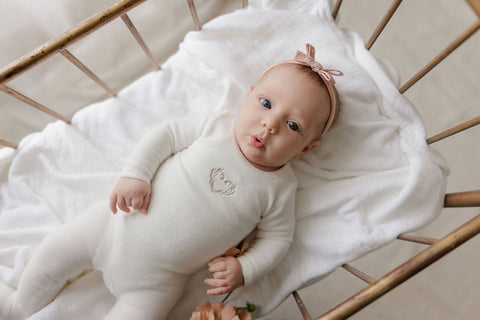 Metallic Wreath Ivory Girl lifestyle