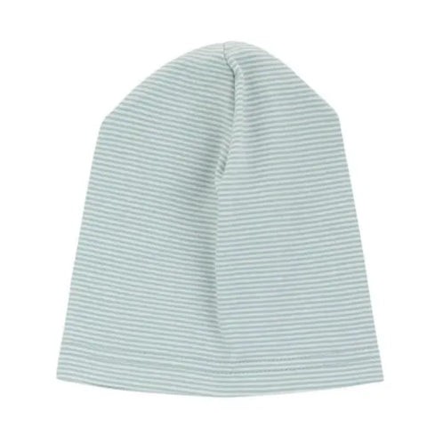 Bondoux Striped Footie & Hat 319 - Blue