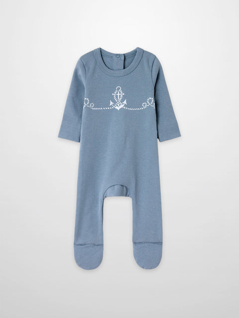 Adee Anchor Footie 1046F - Blue