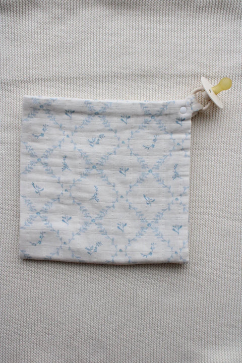 Little Threads Lovey - Blue Lattice