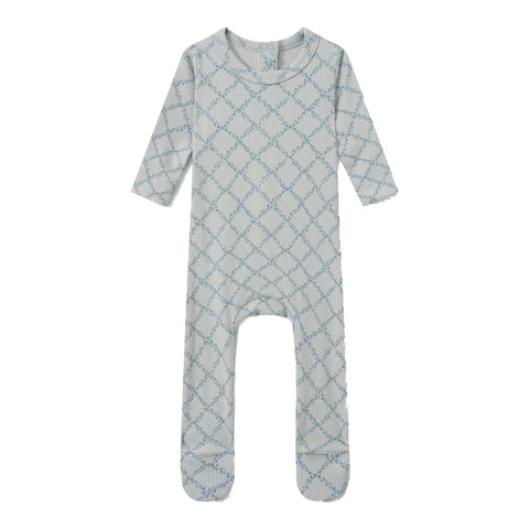 Adee Leaf Footie - Blue
