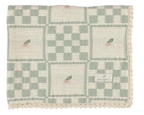 Bebe Organic Green Acorn Blanket