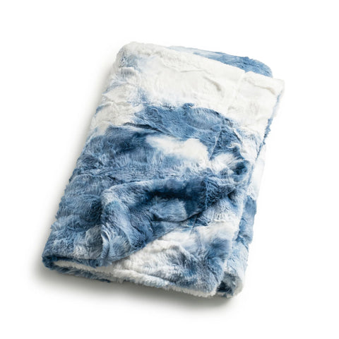 Zandino Fur Blanket - Boy Denim Hudson