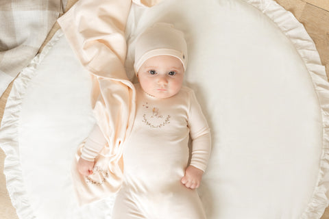 Bee and Dee Baby Image Footie - lifestyle