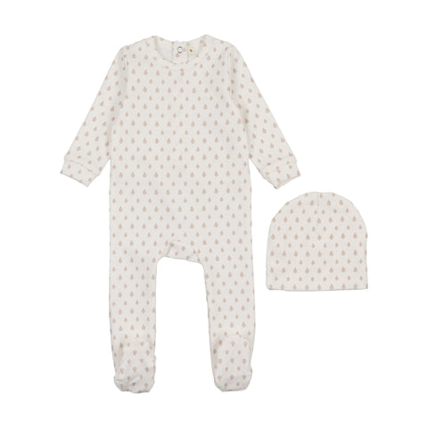 Bonjoy Blooming Baby Footie Set - Blooming Pink