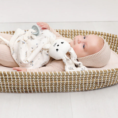 Adora Bunny Snuggle Floral Blanket - Boys