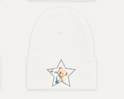 Daisy Gift Box Little Teddy Newborn Hat