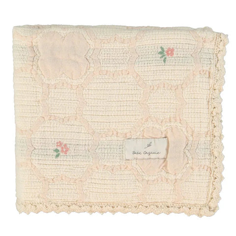 Bebe Organic Vintage Rose Blanket