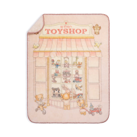 Lil Teddy Toyshop Blanket - Pink