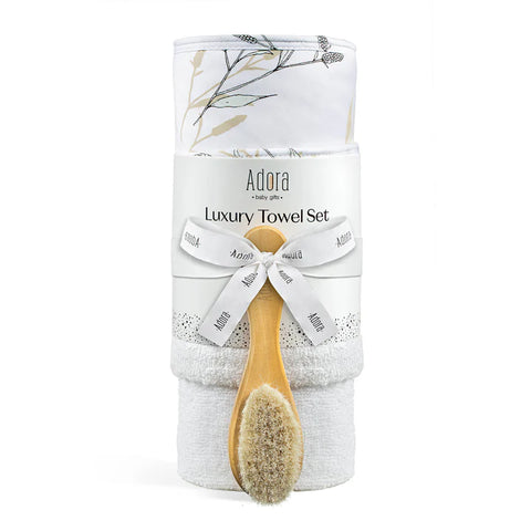 Adora Brush & Towel Gift Set - Boys