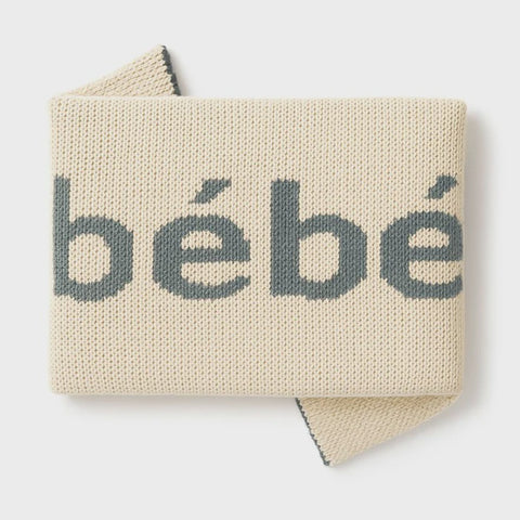 Domani Home Bebe Knit Blanket - Blue