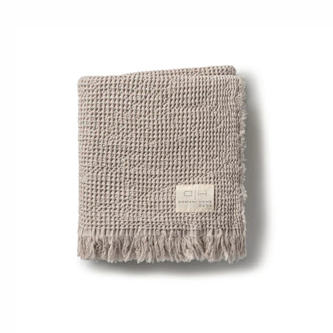 Domani Home Waffle Muslin Blanket - Stone