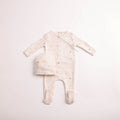 Bee and Dee Flutter & Fly Footie + Beanie - Ivory Girls