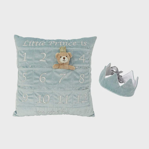Mon Ami First Year Pillow - Prince Blue