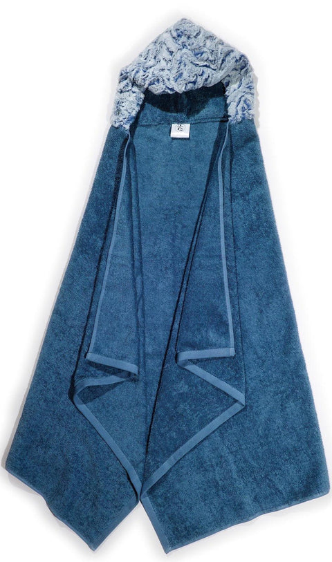 Zandino Hooded Towel - Boy Evelyn Denim