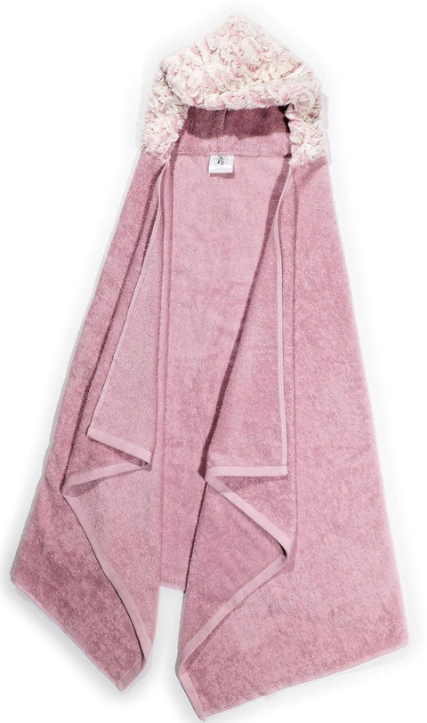 Zandino Hooded Towel - Girl Rosewater Evelyn Snowy
