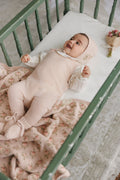 Peluche Blouse Sleeve Bodysuit - Cream