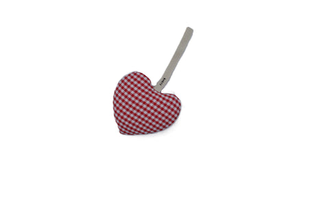Baby O Gingham Plushie - Red Heart