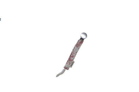 Baby O Toile Paci Clip - Red