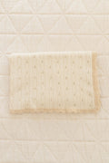 New Grain Pointelle Knit Blanket - Milk Pink