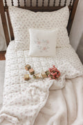 Peluche Blossom Lux Fur Blanket - Rose
