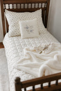 Peluche Blossom Lux Fur Blanket - Powder