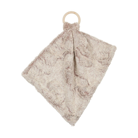 Peluche Mini Lux Fur Teether - Oatmeal Heather