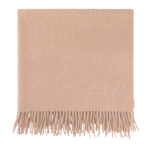 Peluche Lambswool Blanket - Rose