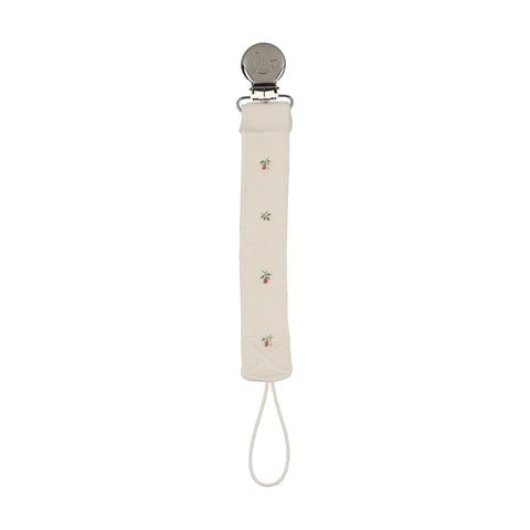 Lilette Bitsy Floral Pacifier Clip - Cream Pink