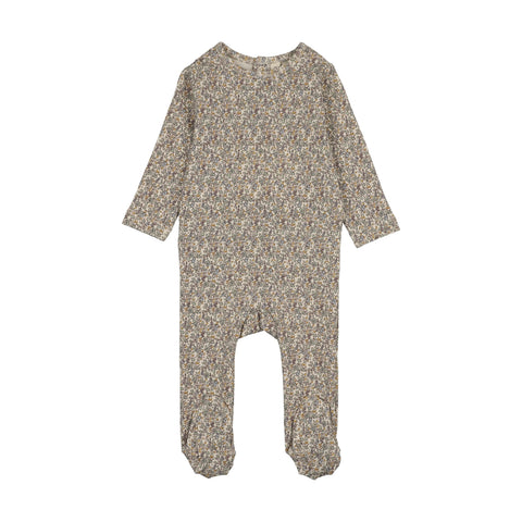 Lilette Sweet Liberty Print Footie - Blue